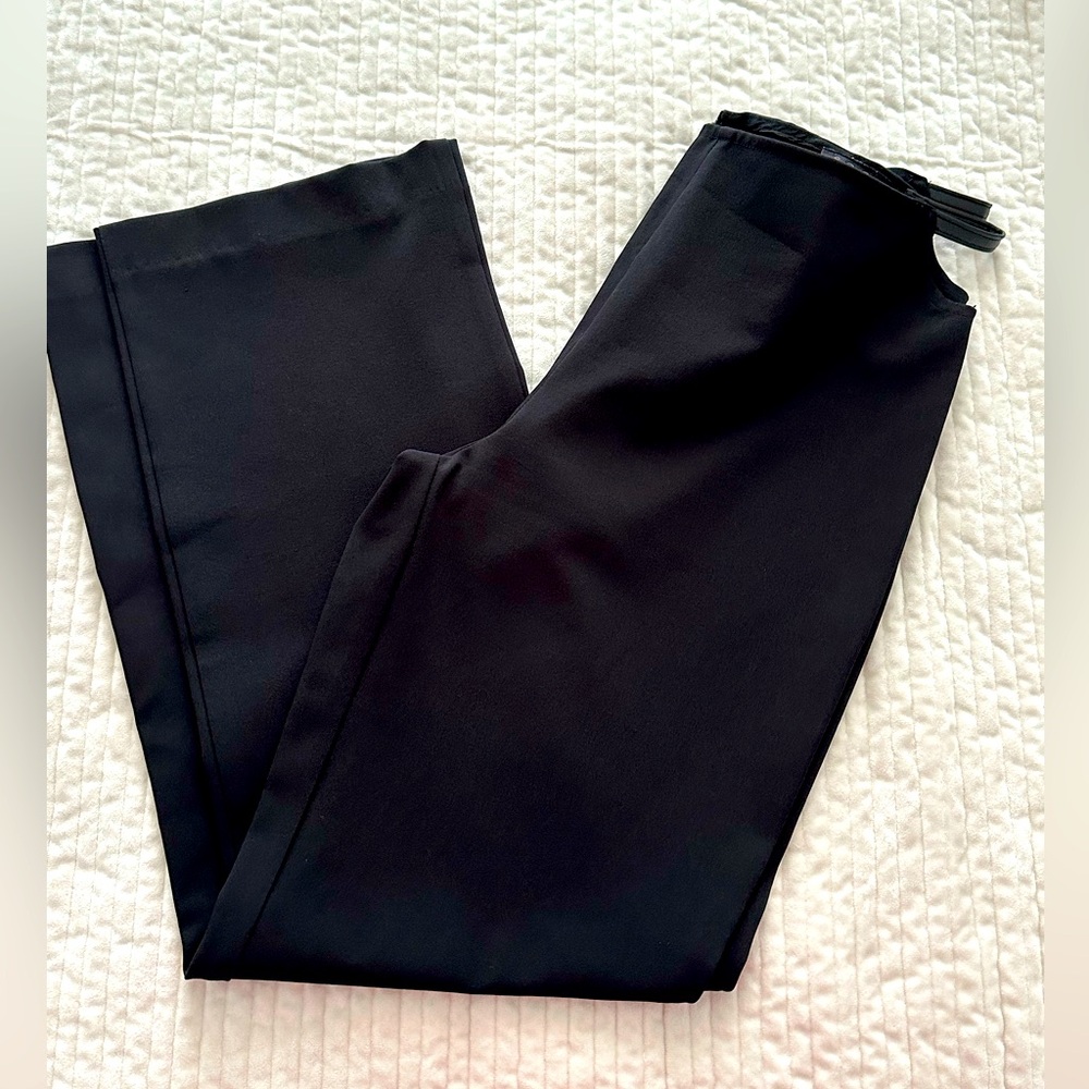 Black dress pants with cut outs